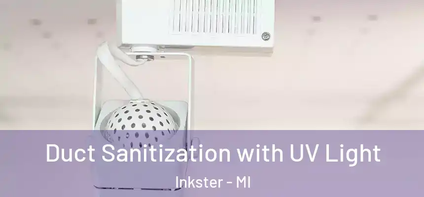  Duct Sanitization with UV Light Inkster - MI